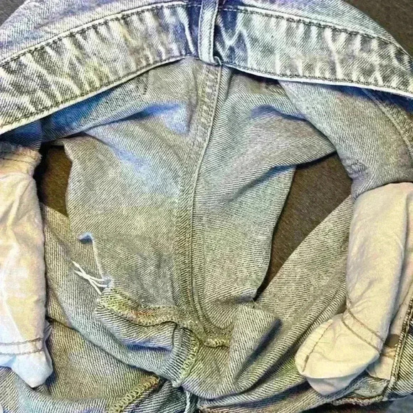 PacSun Mom Short Acid Wash Distressed 90s Cuffed Hem Jean Short Women’s Size 29. - Picture 11 of 12